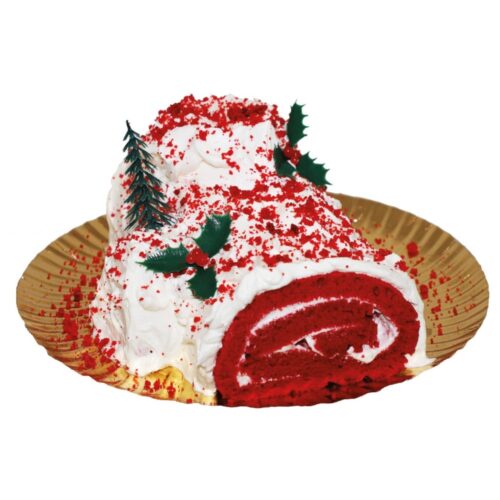 Red Velvet Christmas tree trunk